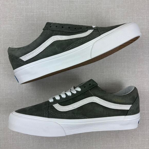 ? Vans Vault Old Skool VR3 LX “Pig Suede Forest Night” 9M